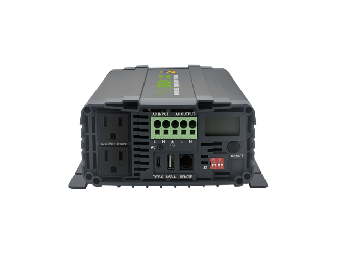 1000W 12V Pure Sine Wave Inverter with UPS Transfer Switch