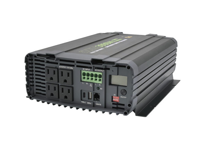 3000W 12V Pure Sine Wave Inverter with UPS Transfer Switch