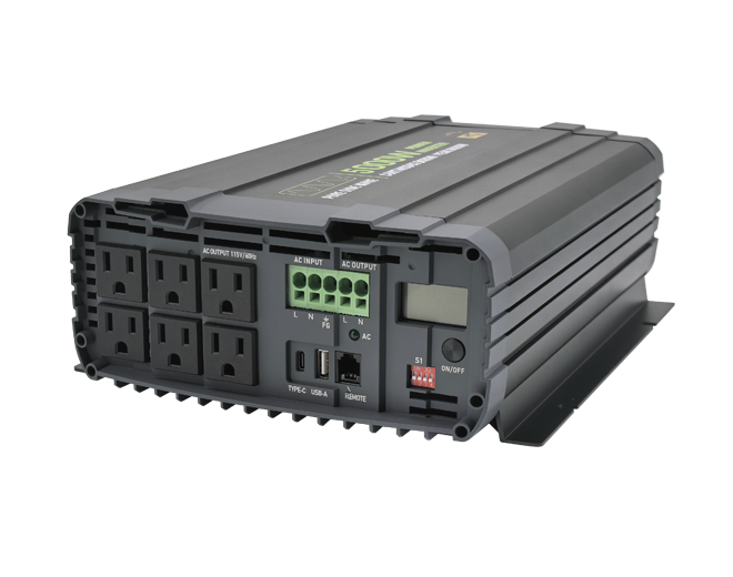 5000W 12V Pure Sine Wave Inverter with UPS Transfer Switch